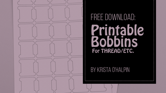 Free Download: Printable Bobbins