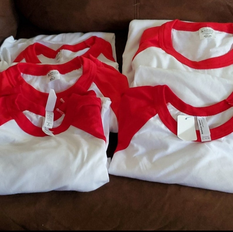 Materials: Blank Shirts