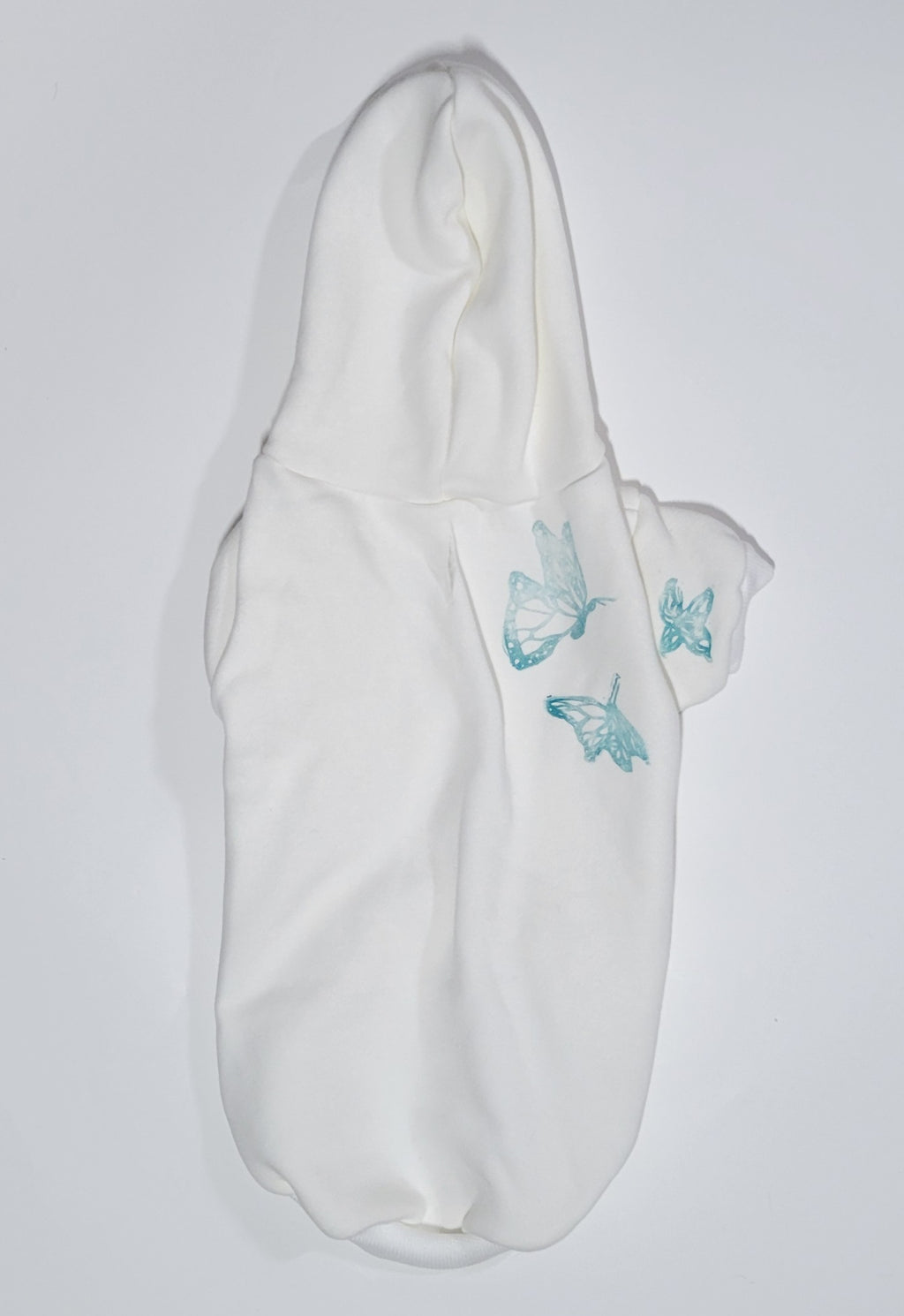 Butterfly Hand Printed Dog Hoodie
