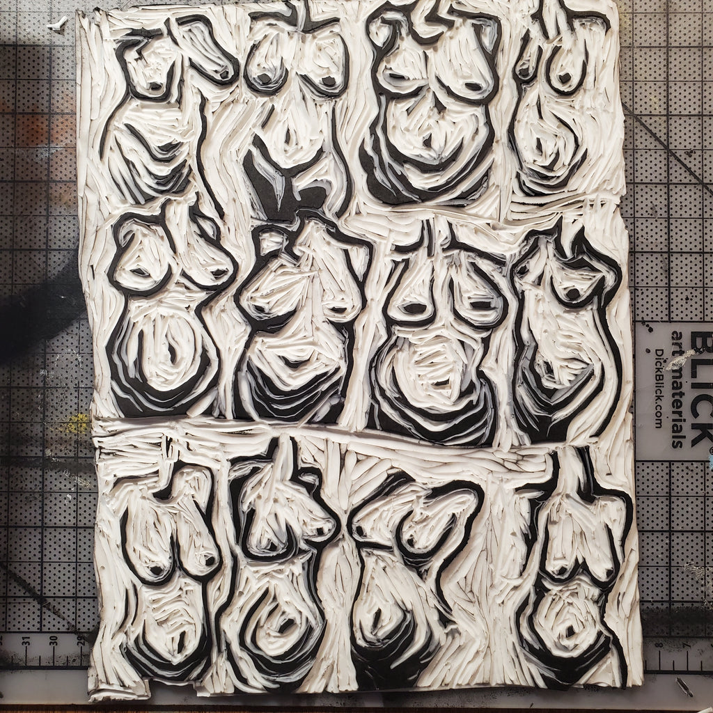 Beautiful Bodies - Hand Printed Bandana