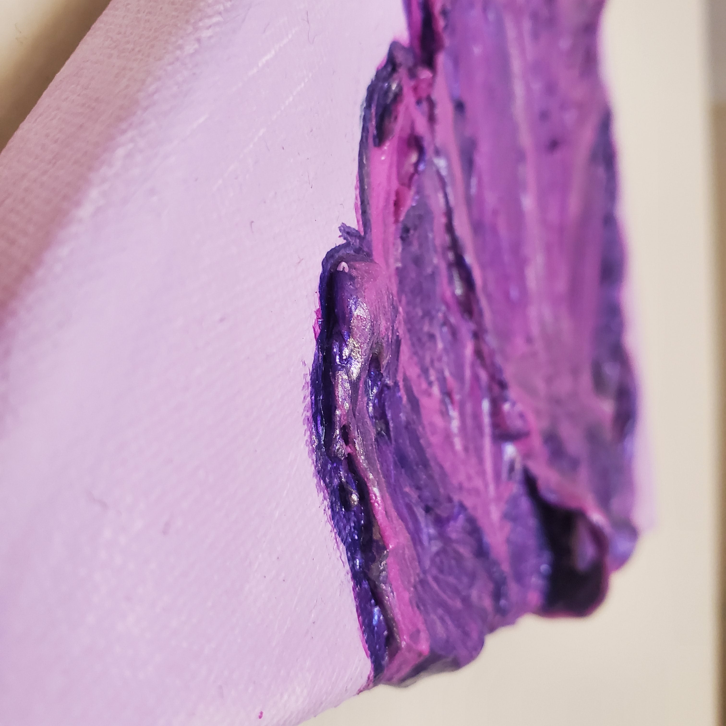 Purple Sage - Impasto Painting