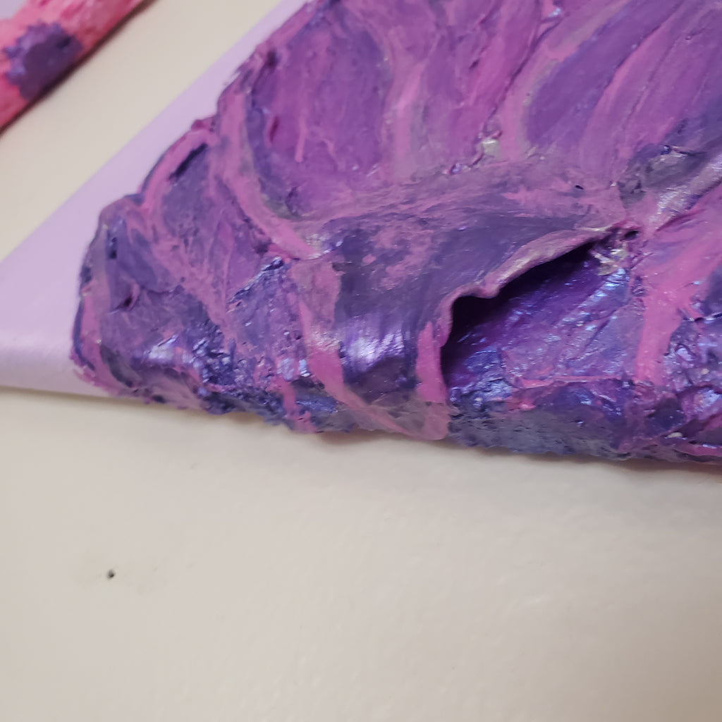 Purple Sage - Impasto Painting