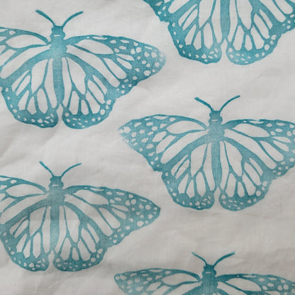 Butterflies - Hand printed Organic Cotton Bandana