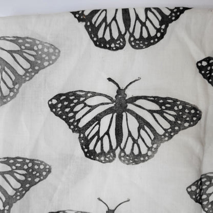 Butterflies - Hand printed Organic Cotton Bandana