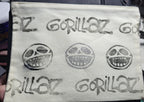 Gorillaz 'Bonesy' - Canvas Bag Pouch - "oops"