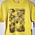 Kaiju Dragon in Seattle - Hand Printed - American Apparel T-Shirt (Adult Small)
