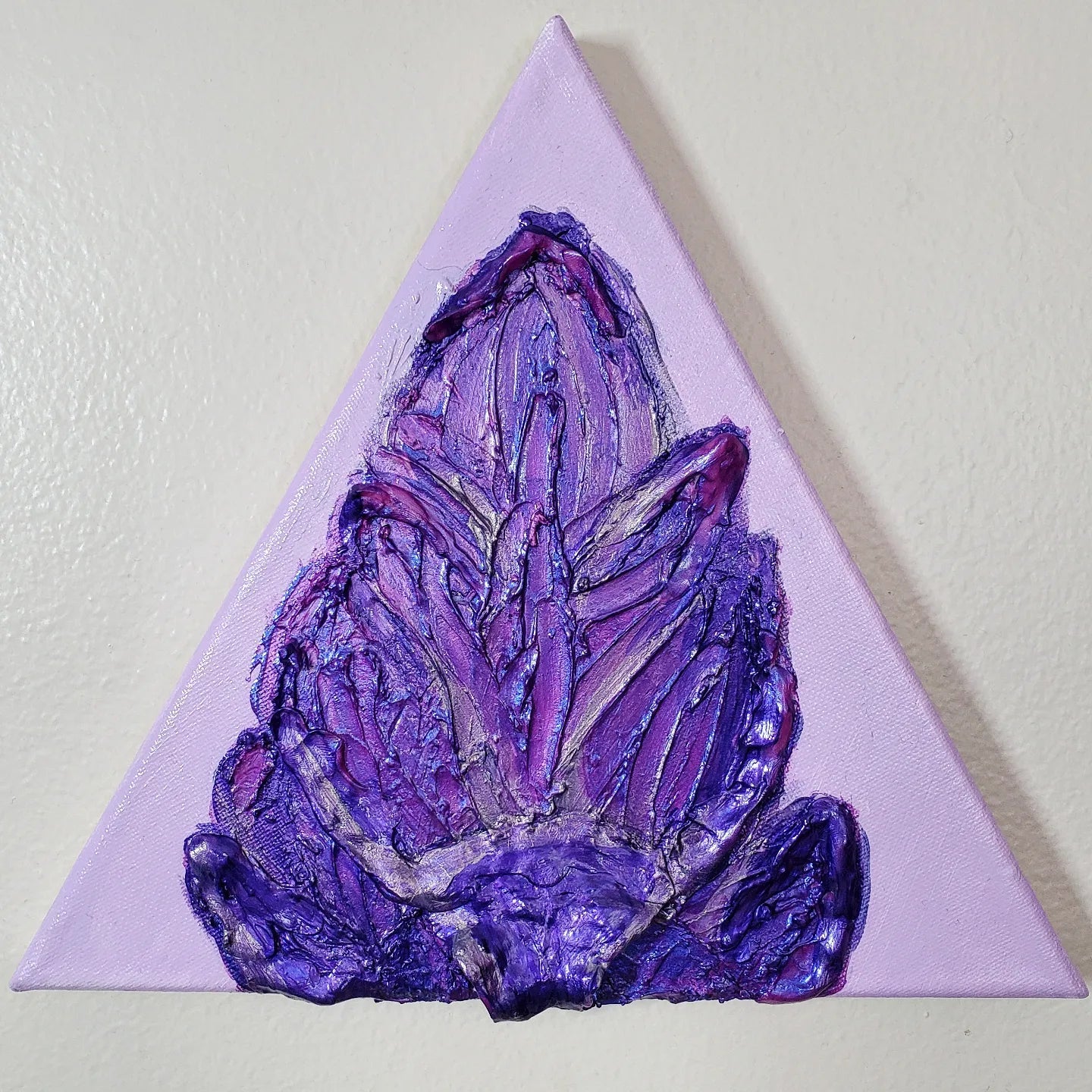 Purple Sage - Impasto Painting