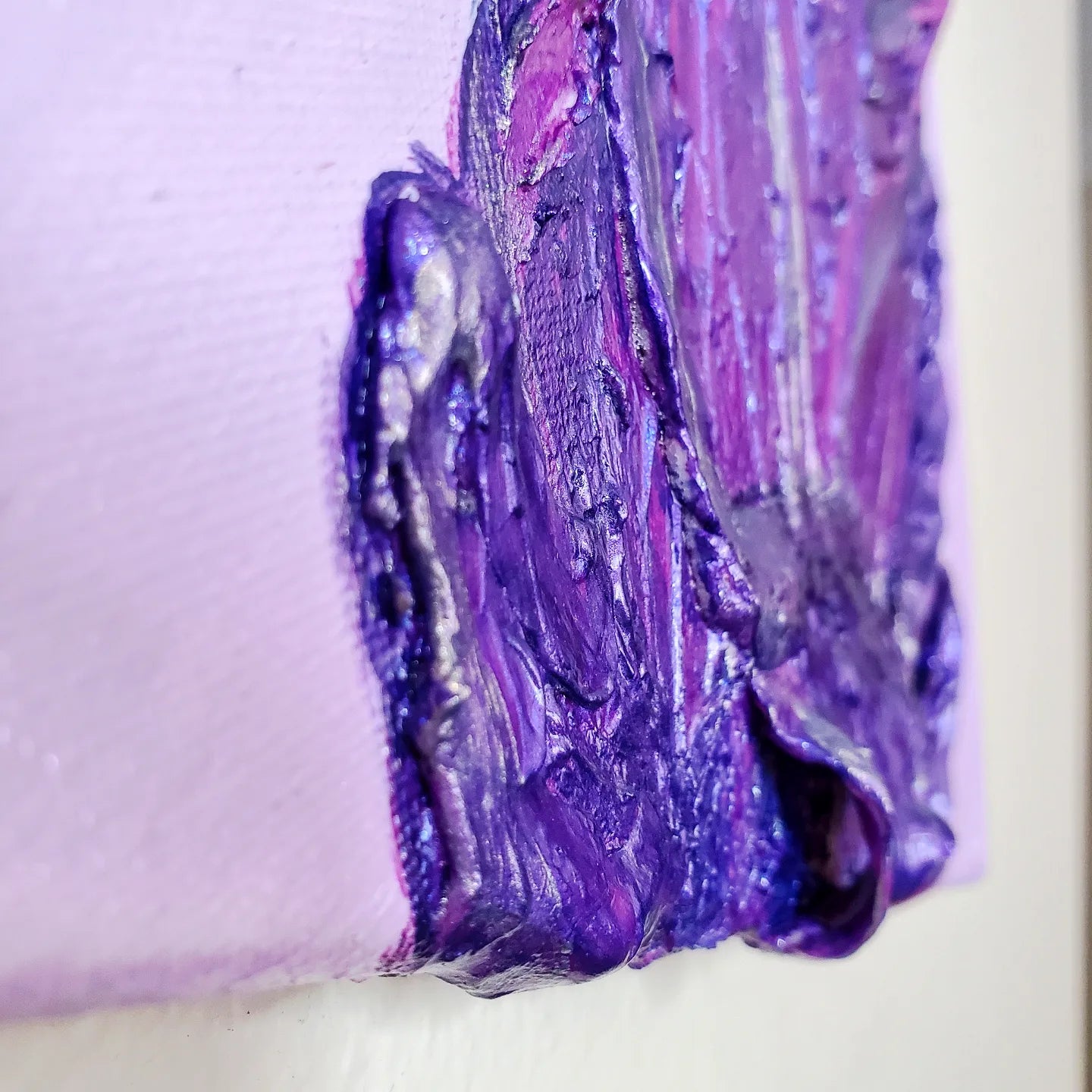 Purple Sage - Impasto Painting