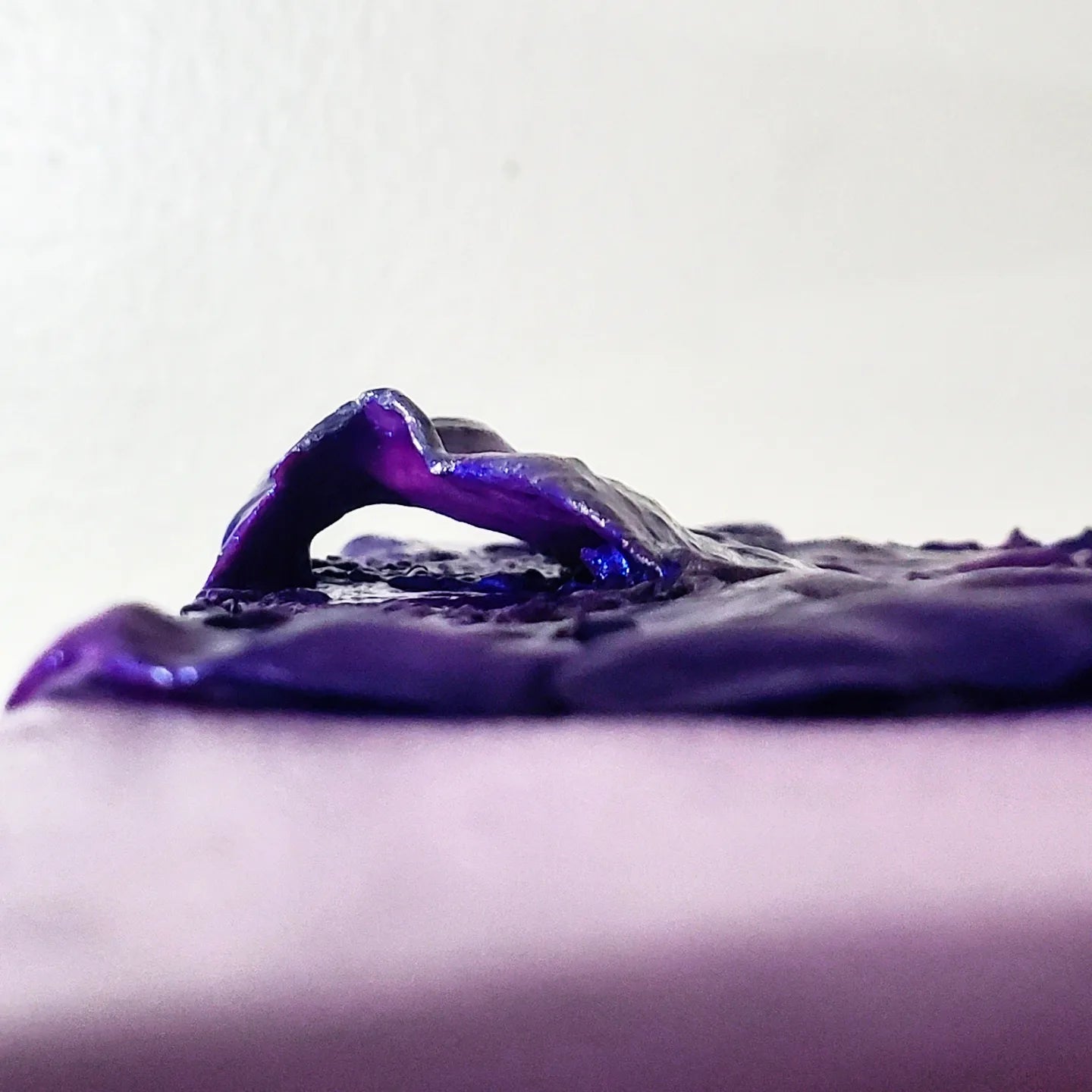 Purple Sage - Impasto Painting