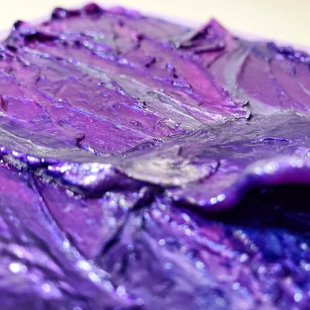 Purple Sage - Impasto Painting