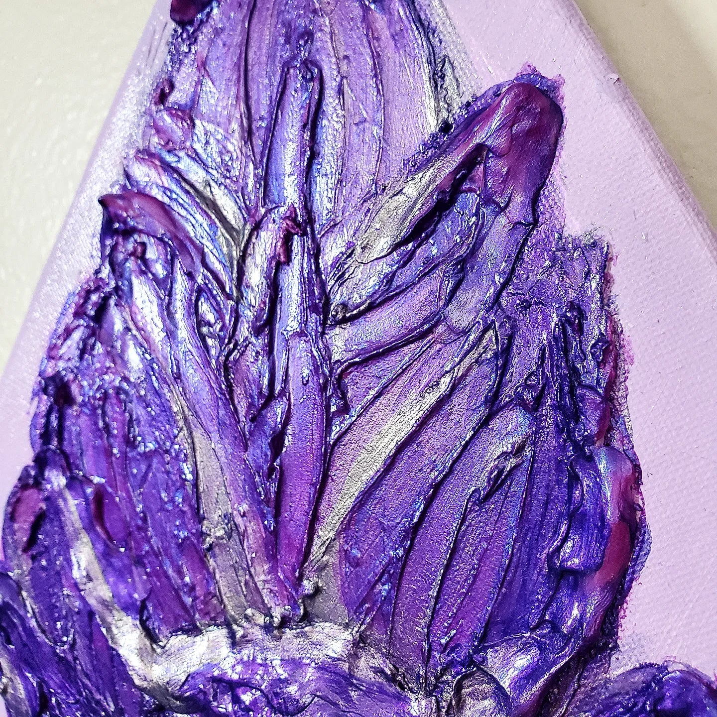 Purple Sage - Impasto Painting