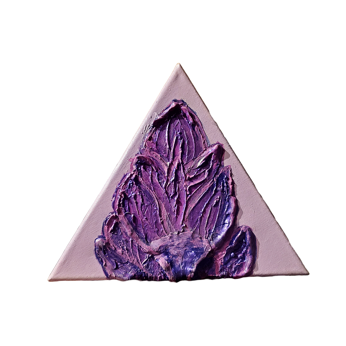 Purple Sage - Impasto Painting