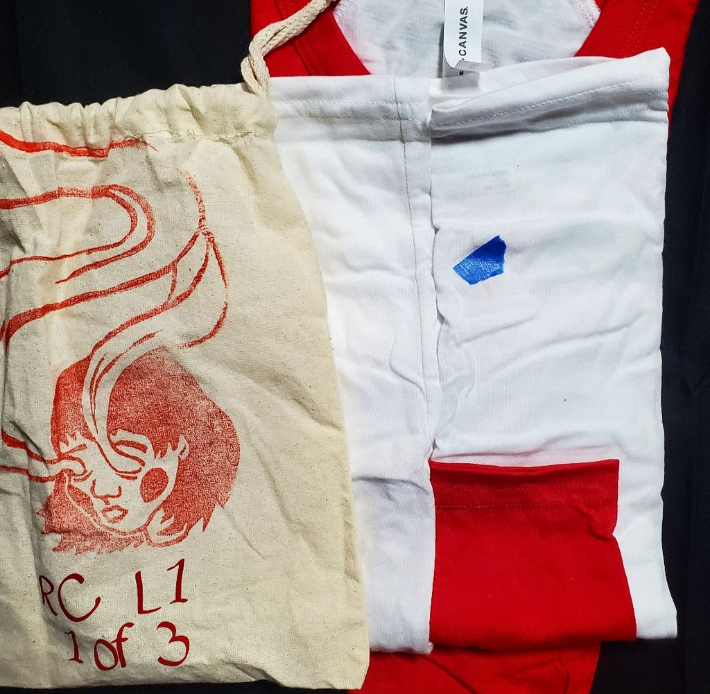 Spirit Eyes - Hand Printed Baseball Tee (Youth)
