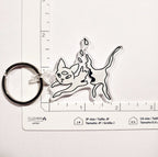 Ampersand the Cat is Vaporizing - Keychain