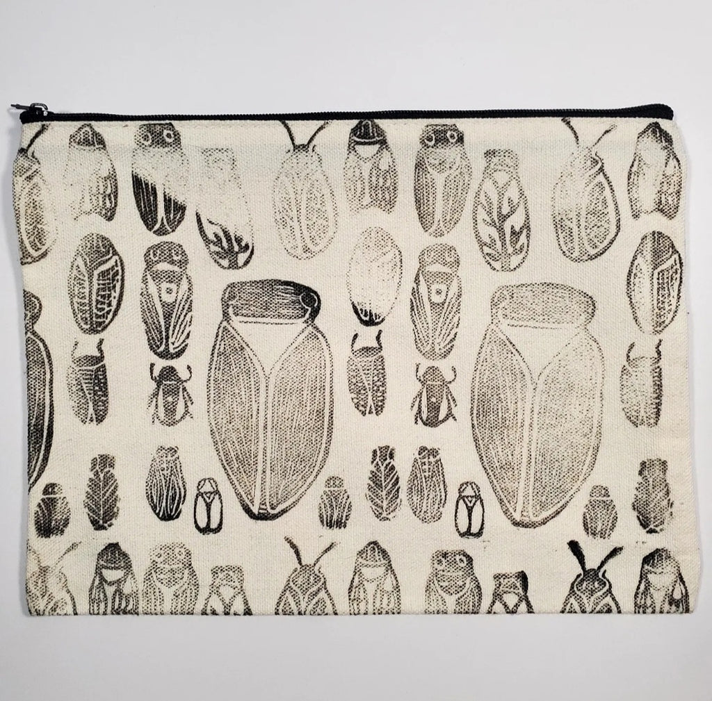 Cicadas 13 Ways - Canvas Bag Pouch