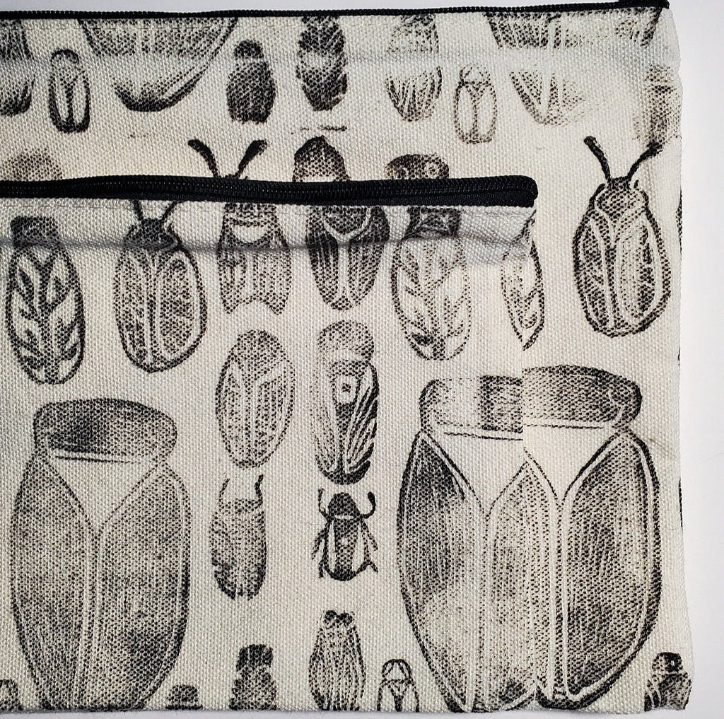 Cicadas 13 Ways - Canvas Bag Pouch