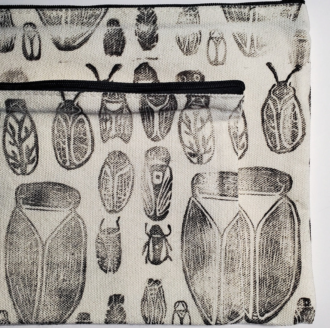 Cicadas 13 Ways - Canvas Bag Pouch