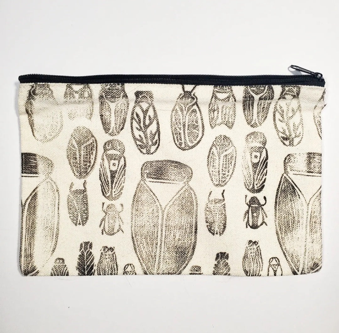 Cicadas 13 Ways - Canvas Bag Pouch