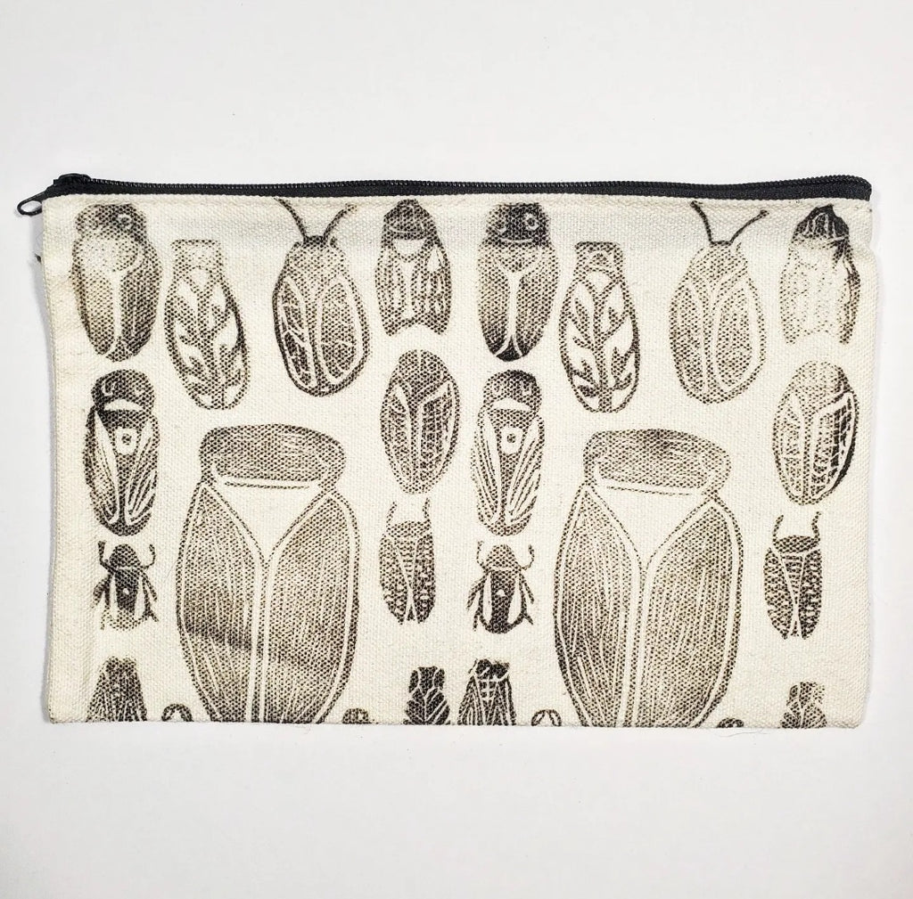 Cicadas 13 Ways - Canvas Bag Pouch