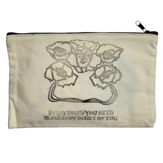 Everything You Need is Already Inside of You - Canvas Bag Pouch