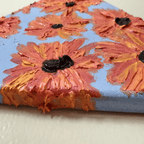Orange Poppies - Impasto Painting