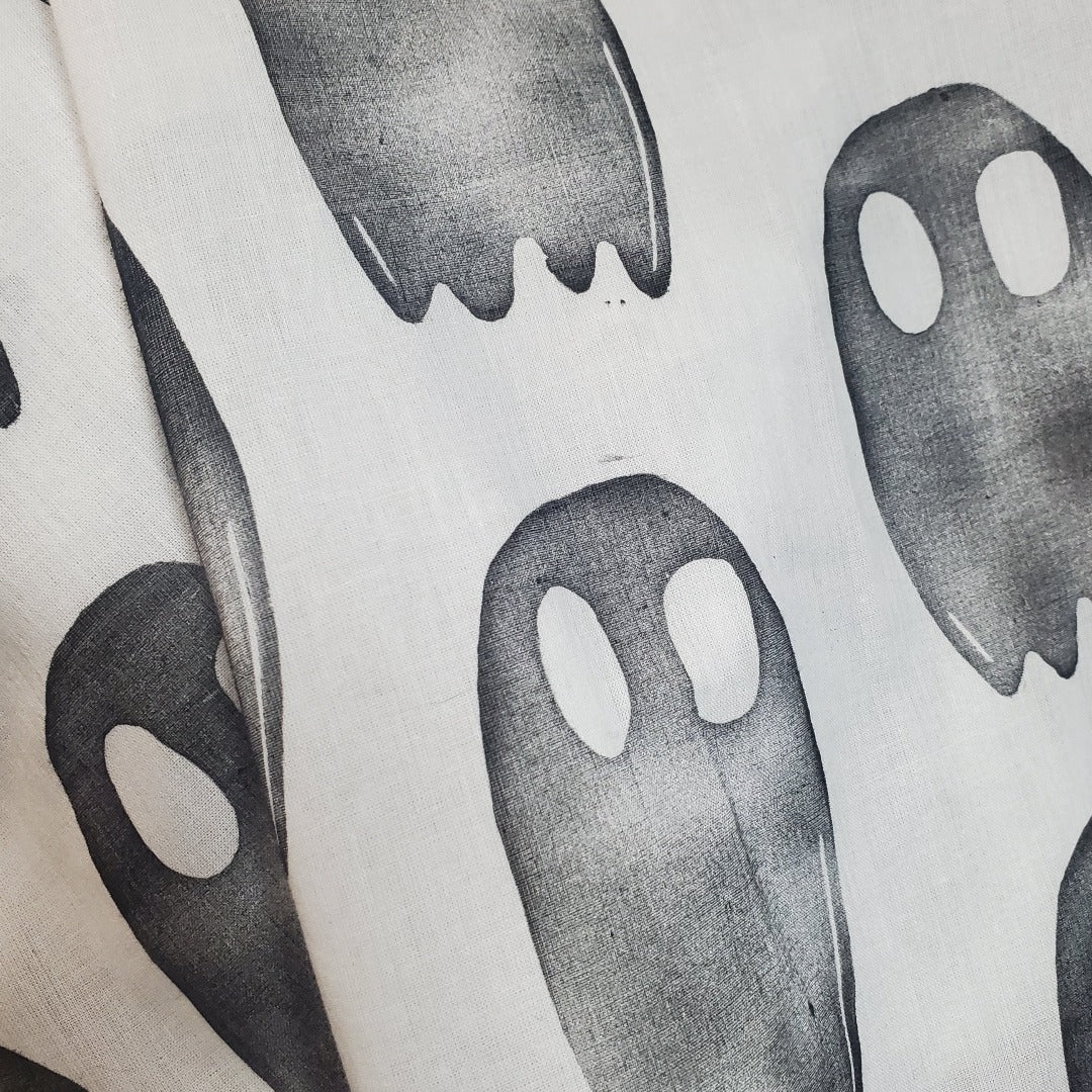 Ghosts - Hand printed Organic Cotton Bandana