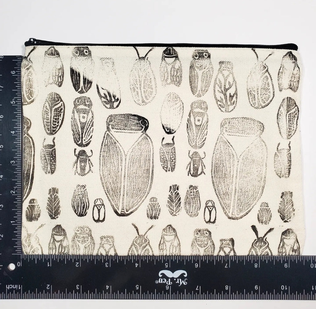 Cicadas 13 Ways - Canvas Bag Pouch