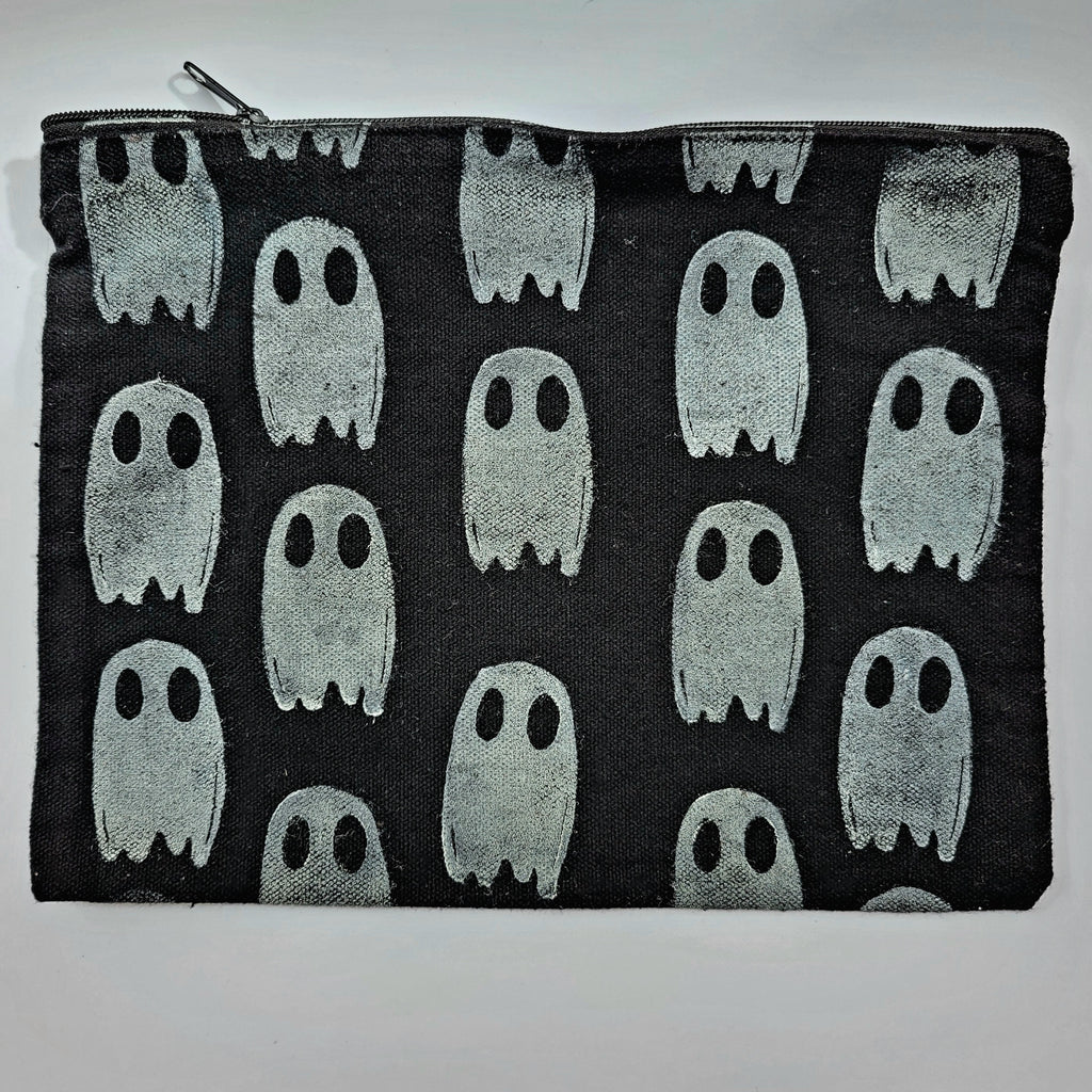 Ghost - Black Canvas Bag Pouch