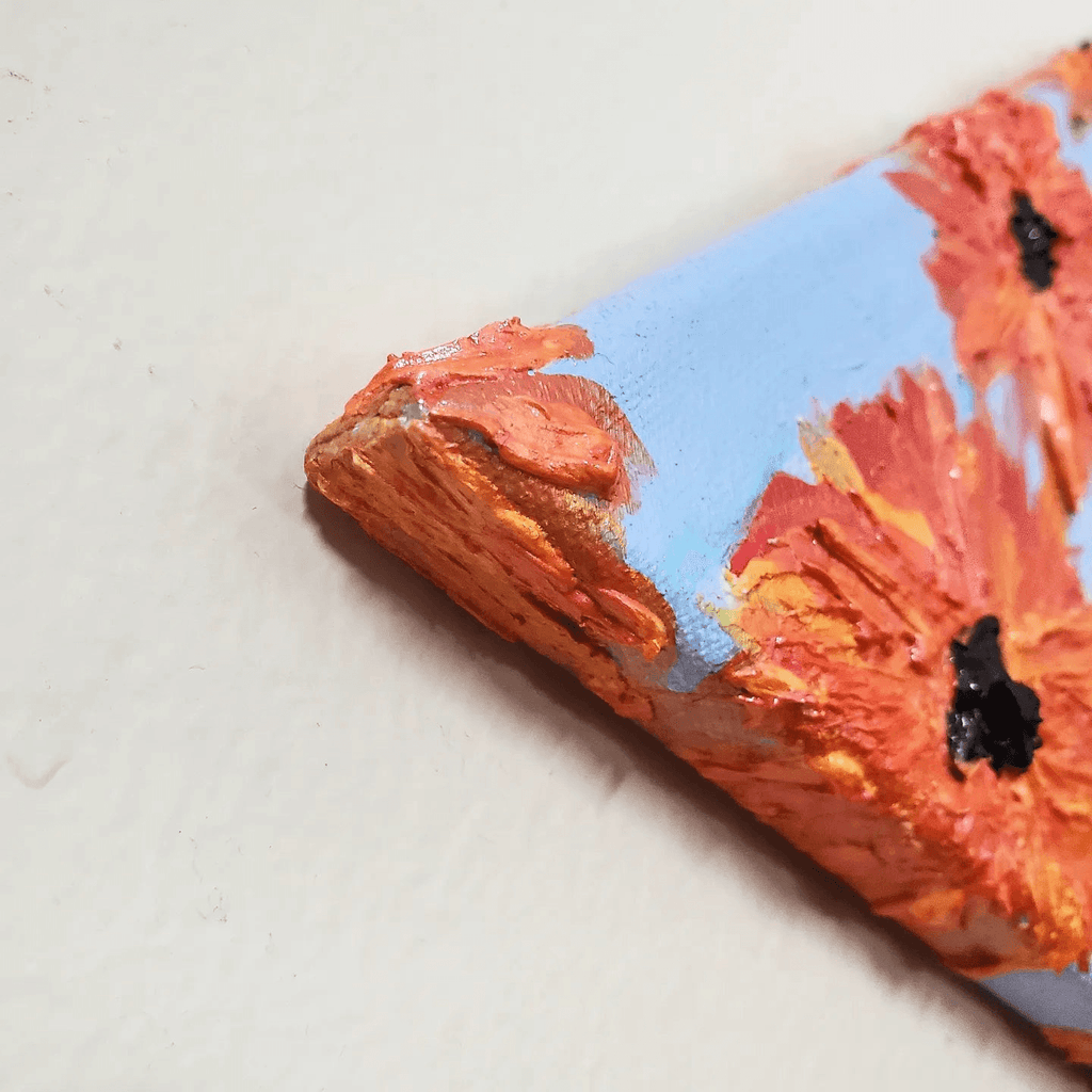 Orange Poppies - Impasto Painting