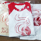 Spirit Eyes - Hand Printed Baseball Tee (Youth)