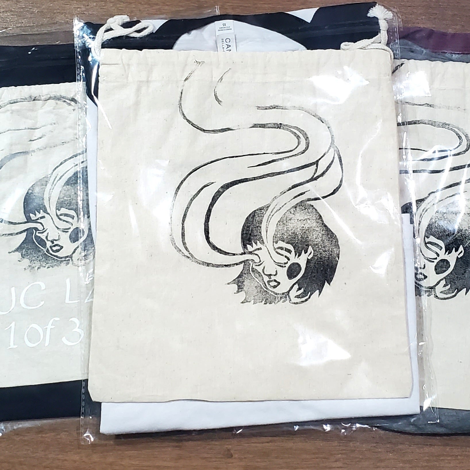 Spirit Eyes - Hand Printed Baseball Tee