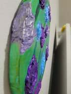 Winter Nebula Tulips - Textured Impasto Painting