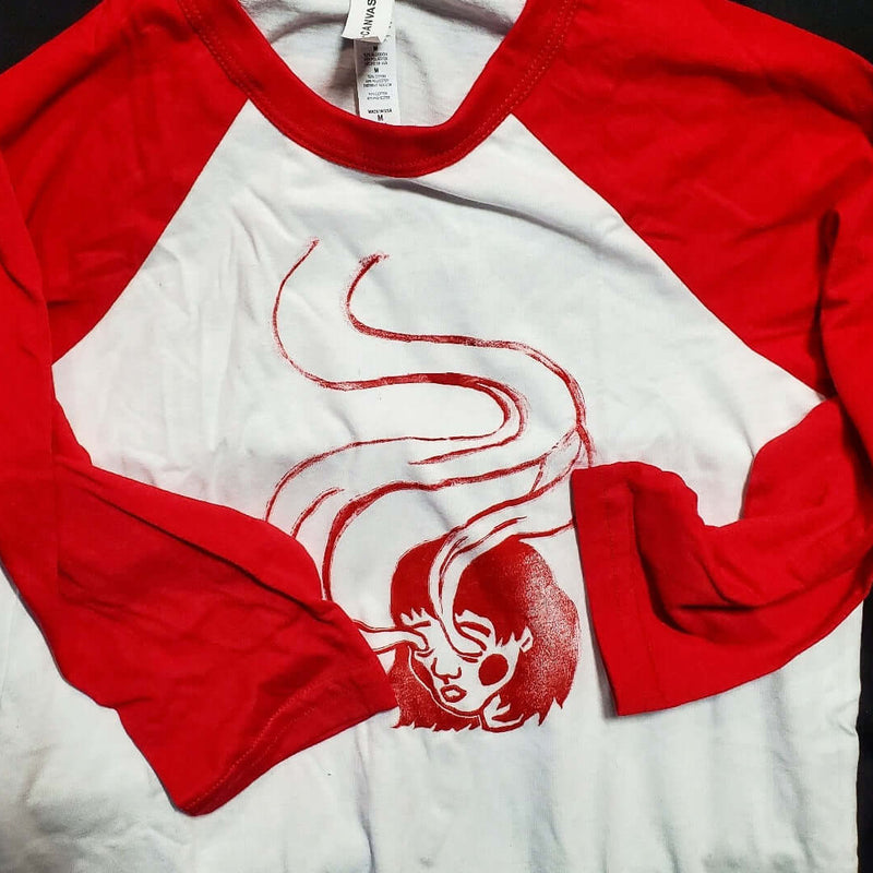 Spirit Eyes - Hand Printed Baseball Tee (Youth)