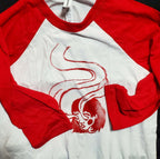 Spirit Eyes - Hand Printed Baseball Tee (Youth)