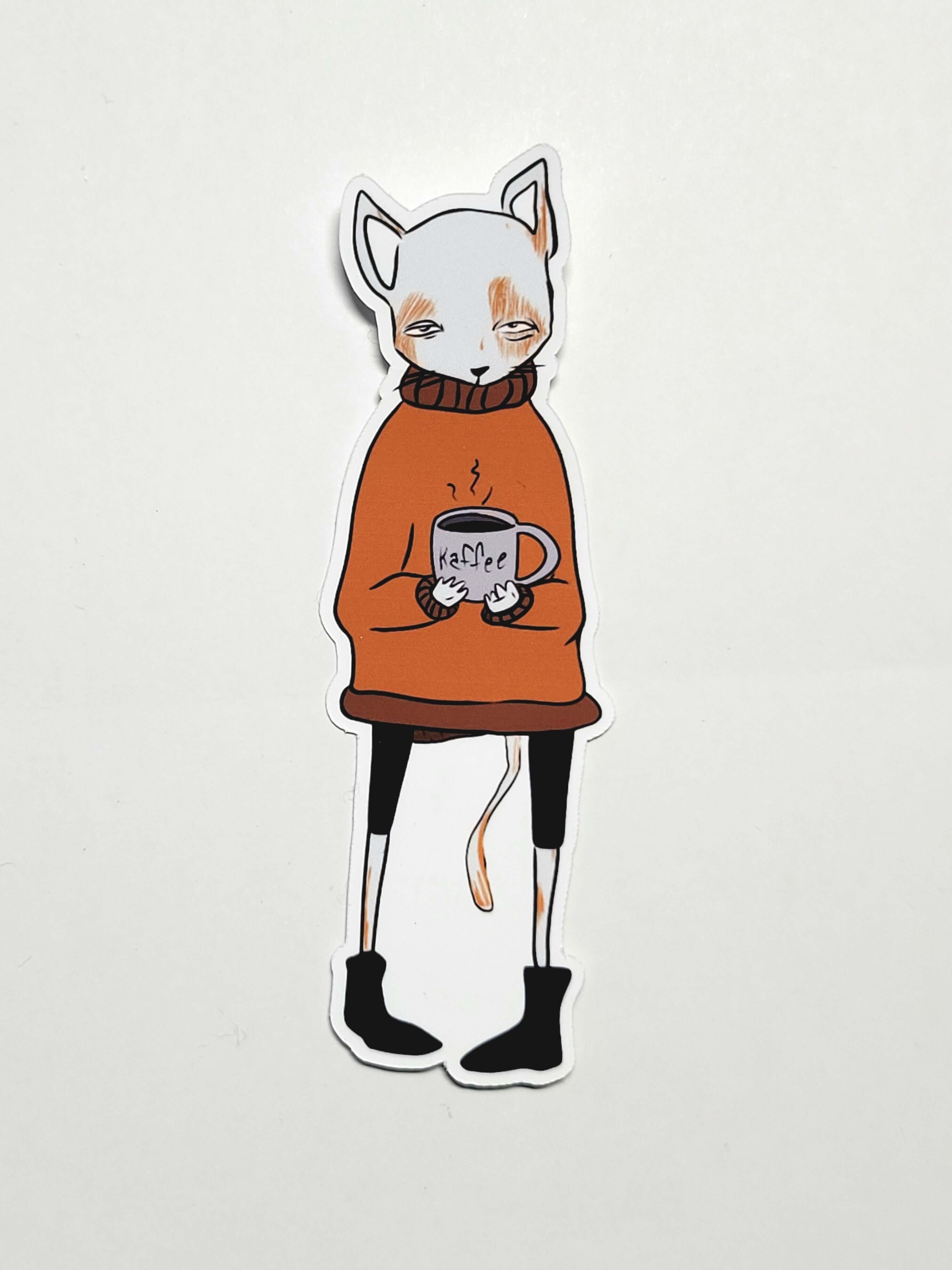 Coffee Cat - Sticker
