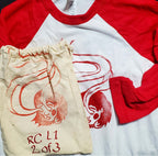 Spirit Eyes - Hand Printed Baseball Tee (Youth)