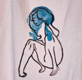 Sweet Disposition- Hand Printed Simple Tank