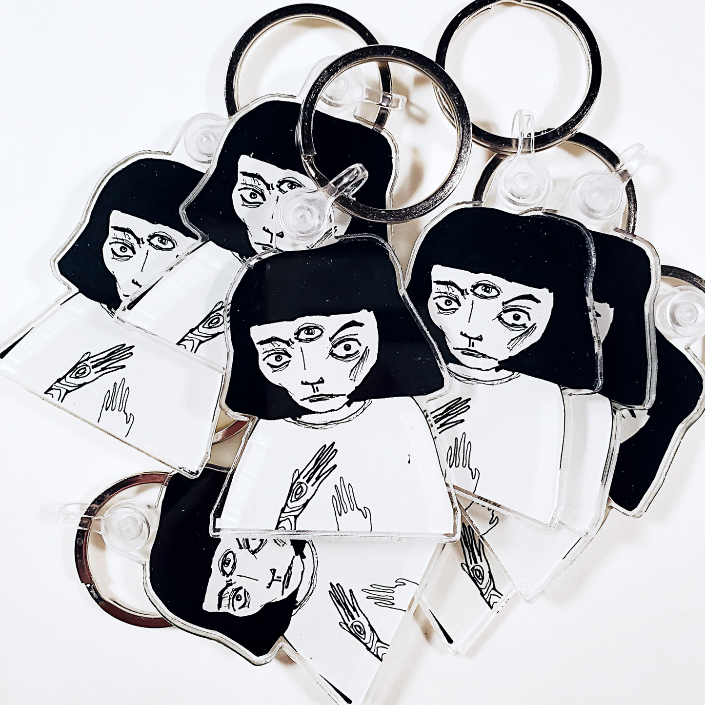 Stange Girl Keychain