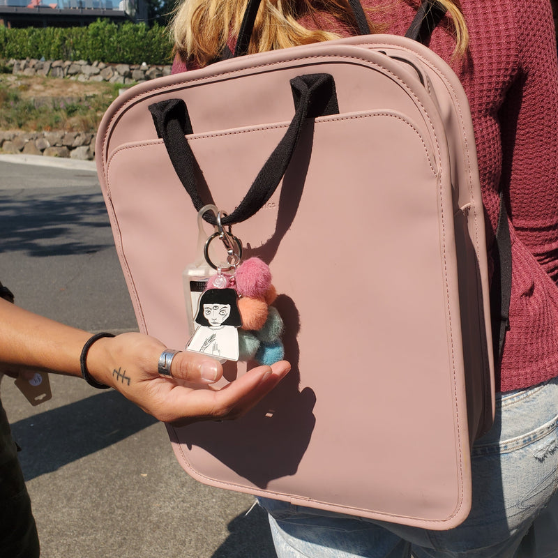 Strange Girl - Keychain