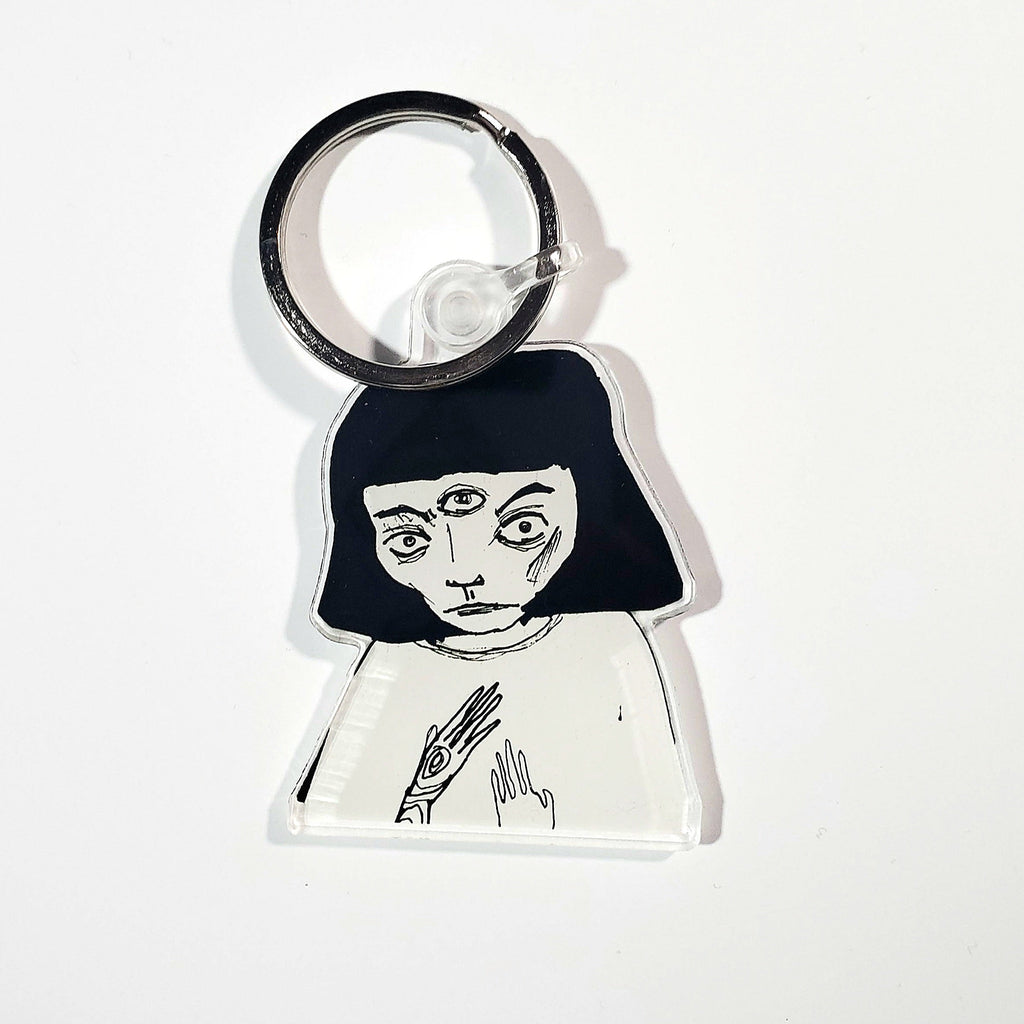 Strange Girl - Keychain