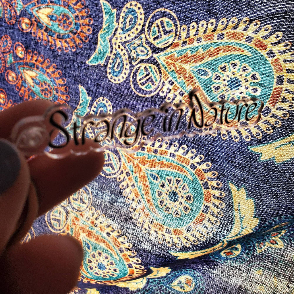 Strange in Nature Logo - Keychain
