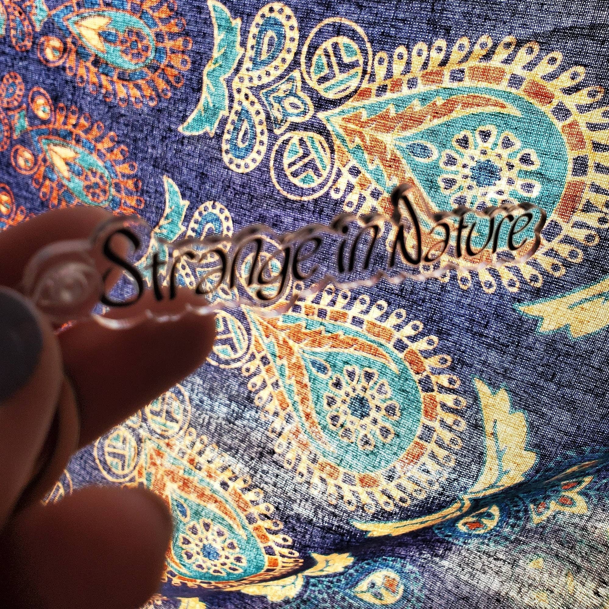 Strange in Nature Logo - Keychain