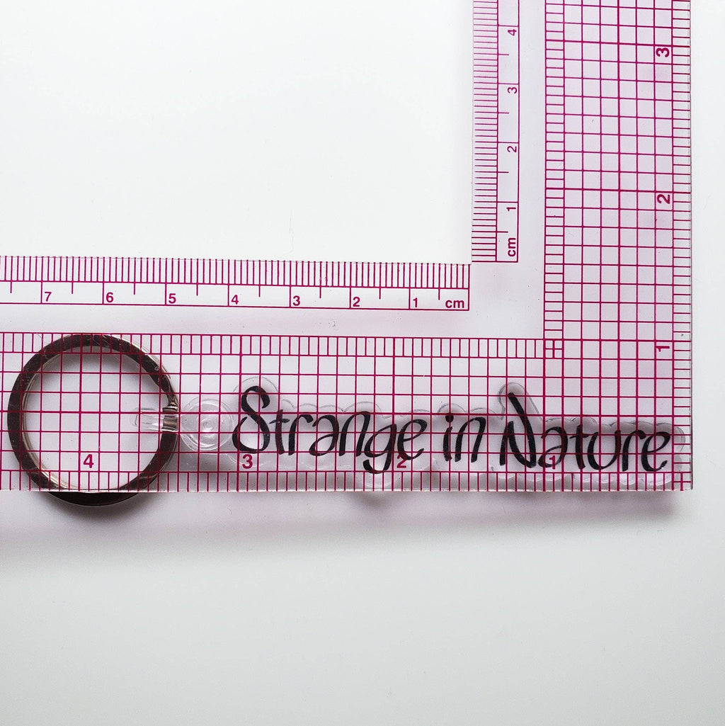 Strange in Nature Logo - Keychain