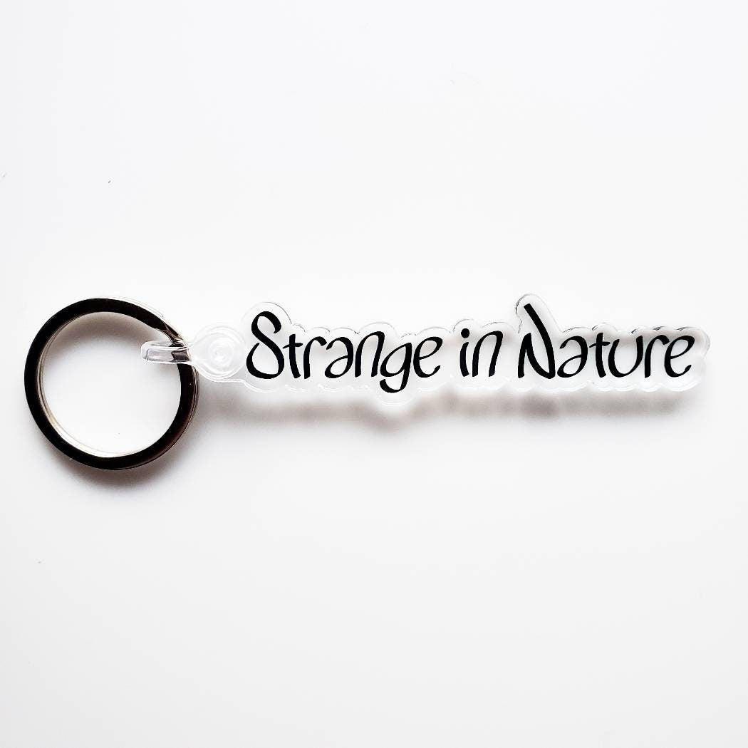 Strange in Nature Logo - Keychain