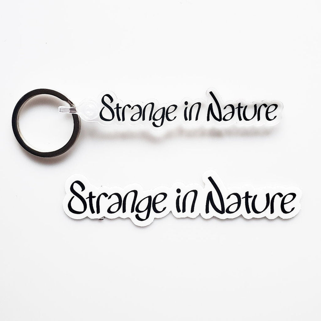 Strange in Nature Logo - Keychain