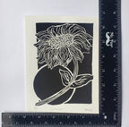 Sunflower - Linoleum Block Print