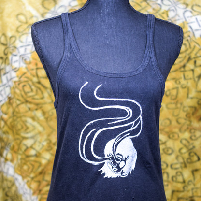 Spirit Eyes - Hand Printed Adult S Tank - Strange in Nature